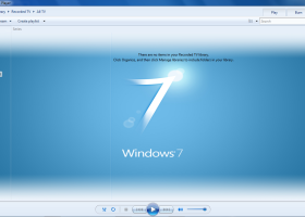 WMP12 - BLUE Theme X64 screenshot