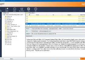 Lotus Notes to Exchange screenshot