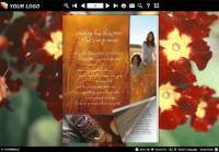 Page Flip Book Close Flower Style screenshot