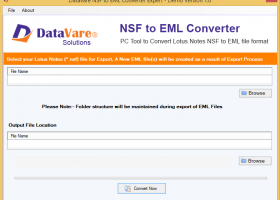 Datavare NSF to EML Converter Expert screenshot