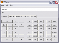 TTCalc screenshot