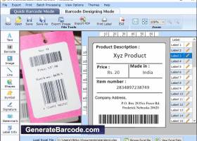 Generate Barcode screenshot