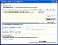 Advanced 2 Pages Per Sheet PDF Merger screenshot