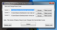 Daanav Mouse Cursor Software screenshot