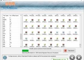 NTFS Hard Drive Files Recovery Tool screenshot