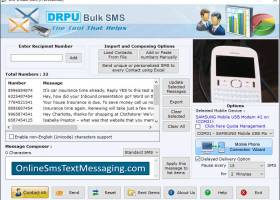 GSM Mobile Phones Text Messaging screenshot