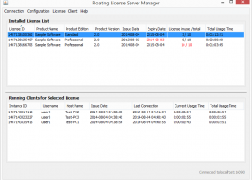 License4J Floating License Server screenshot