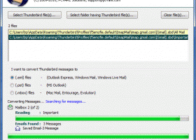 Migrate Thunderbird to Outlook Express screenshot