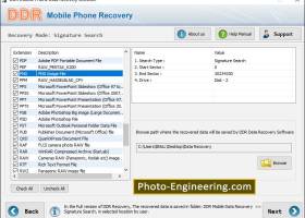 Mobile Phone Data Recovery screenshot