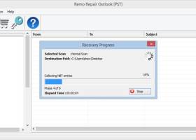 REMO Recover Outlook (PST) screenshot