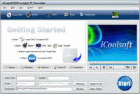 iCoolsoft DVD to Apple TV Converter screenshot