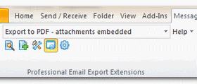 MessageExport for Outlook screenshot