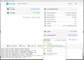 SyncTrayzor screenshot