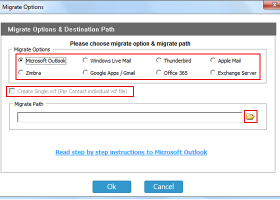 Convert CommuniGate to Office 365 screenshot