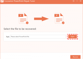 Cocosenor PowerPoint Repair Tuner screenshot