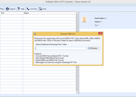 Softakensoftware DBX to Outlook screenshot