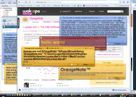 OrangeNote screenshot