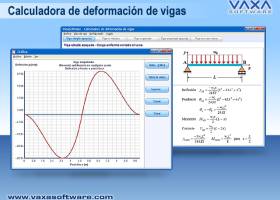 Calculadora de deformacion de vigas screenshot