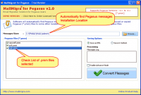 MailMigra for Pegasus screenshot