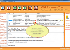 OST Recovery Tool screenshot