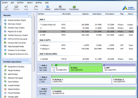 AOMEI Partition Assistant Server Edition screenshot