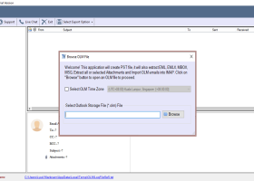 Trustvare OLM to EML Converter screenshot
