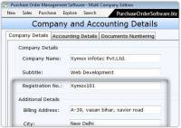 Sales Purchase Order screenshot