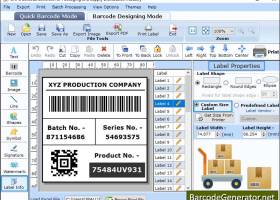 Packaging Barcode Generator Program screenshot