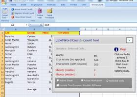 ExcelWord Count V3.0 screenshot