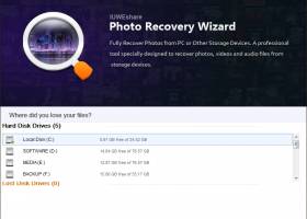 IUWEshare Photo Recovery Wizard screenshot