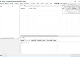 yWriter Portable screenshot