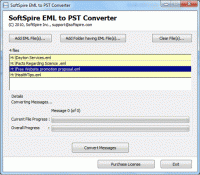 Convert EML to PST screenshot