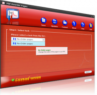PDF Reorder Pages screenshot