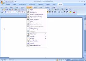 Classic Menu for Word 2007 screenshot