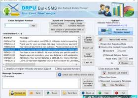 Bulk SMS Marketing Software for Android screenshot