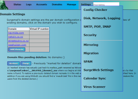 SurgeMail Mail Server screenshot