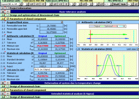 MITCalc Tolerance analysis screenshot