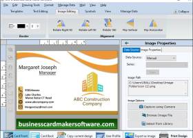 Business Card Maker Software screenshot