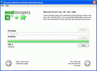 Excel Recovery Assistant screenshot