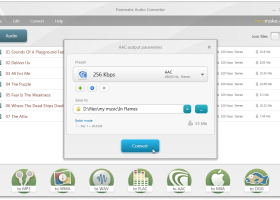 Freemake Audio Converter screenshot