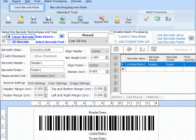 Healthcare Barcode Label Maker Software screenshot