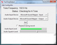 TwoToneDetect screenshot