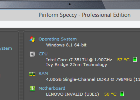 Speccy screenshot