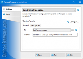 Send Email Message screenshot