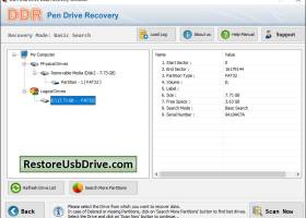 Restore USB Drive screenshot