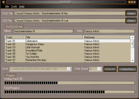 FLAC2CD screenshot