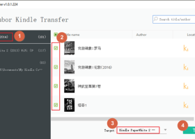 Epubor Kindle Transfer screenshot