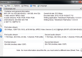 MediaInfo screenshot