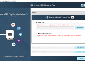 Sysinfo MBOX Exporter screenshot