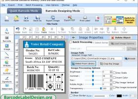 Inventory Barcode Maker Software screenshot